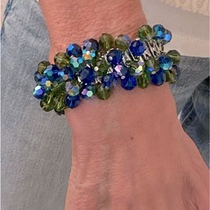 Vintage swarovski stretch bracelet